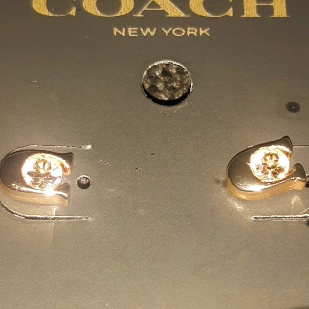Coach earrings